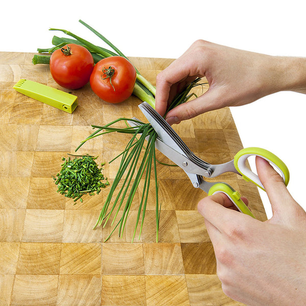 Multipurpose Kitchen Shears 5 Blades Herb Scissors 